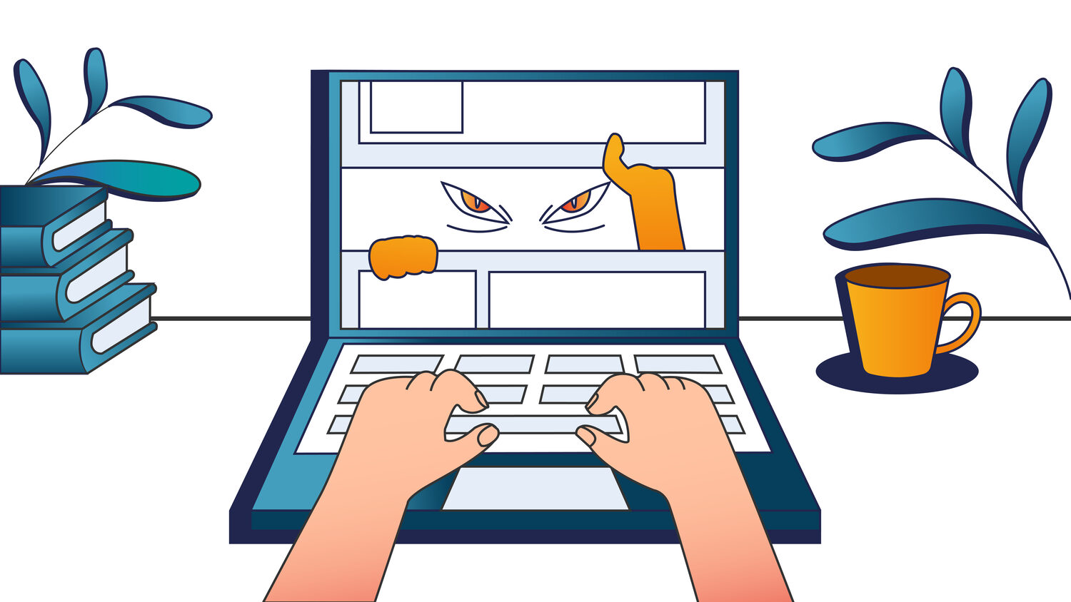 Ammersee isometric workstation illustration