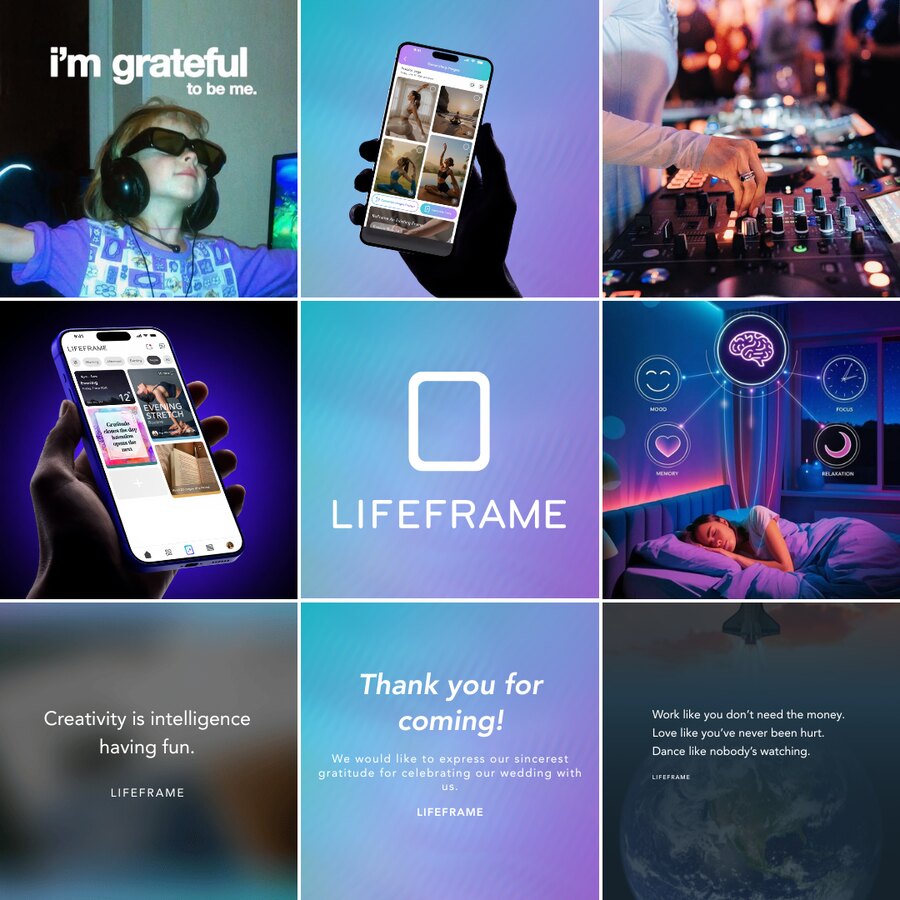 LifeFrame social grid variant