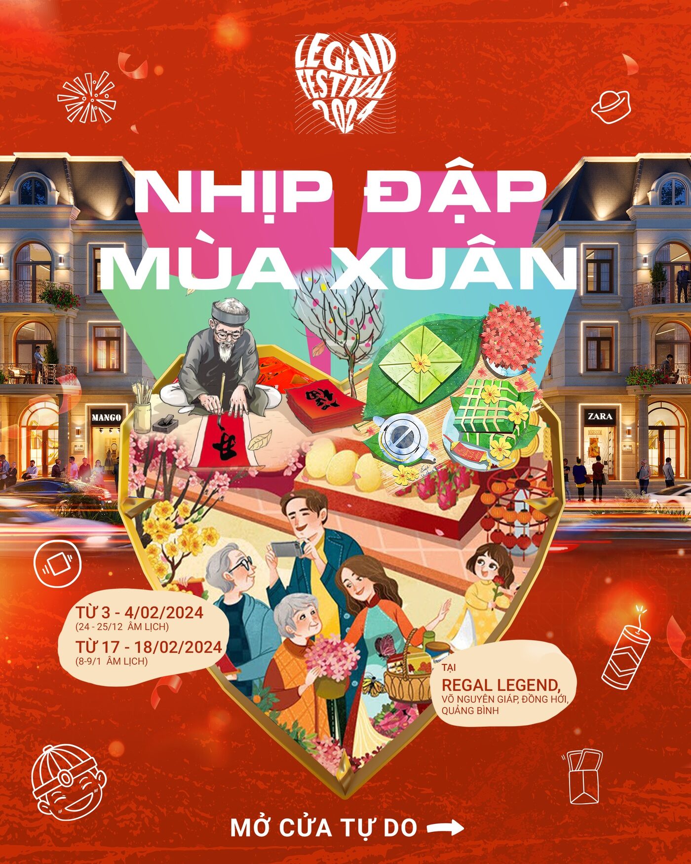 Legend Festival Tết poster