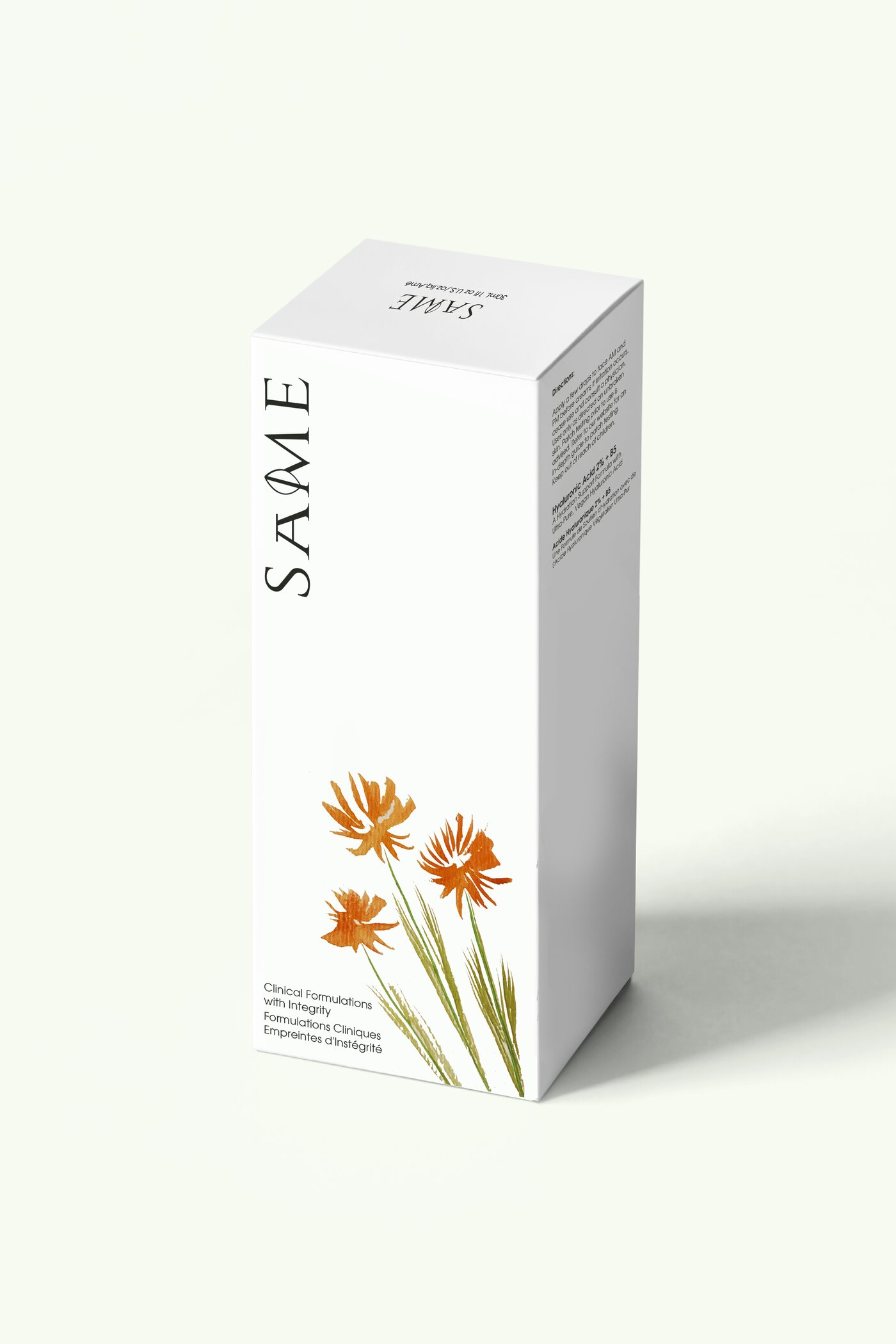 SAME skincare carton mockup